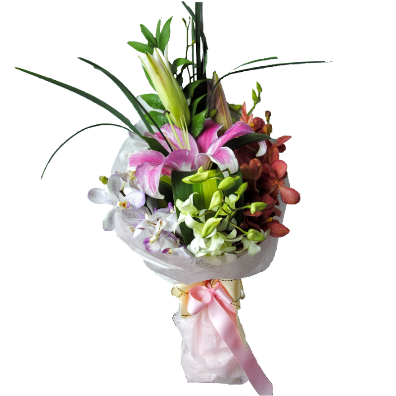 Product-Orchids-lily-bouquet